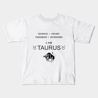 Taurus horoscope 01 Kids T-Shirt